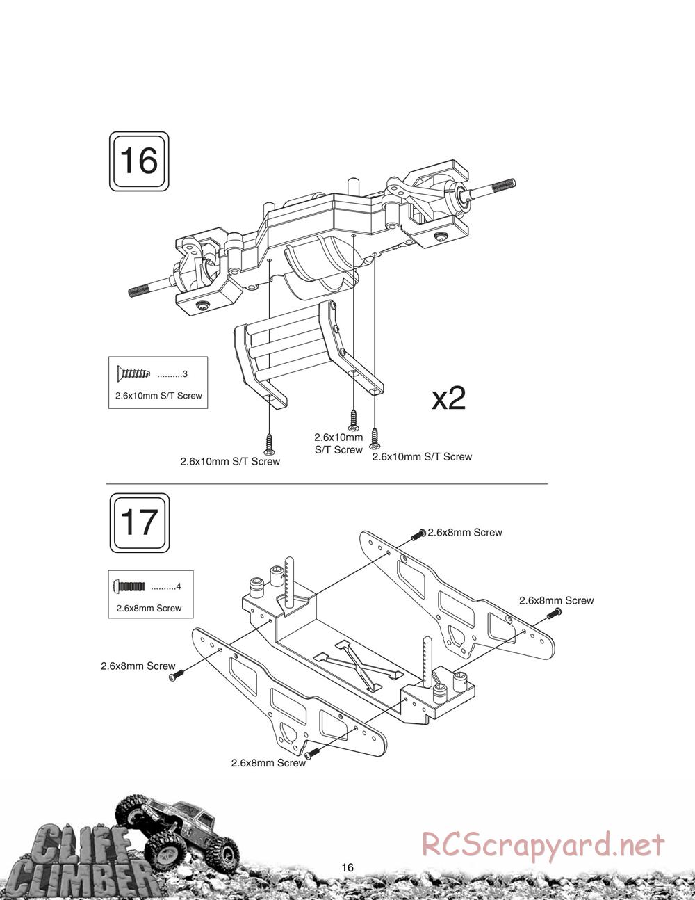 Duratrax - Cliff-Climber - Manual - Page 16