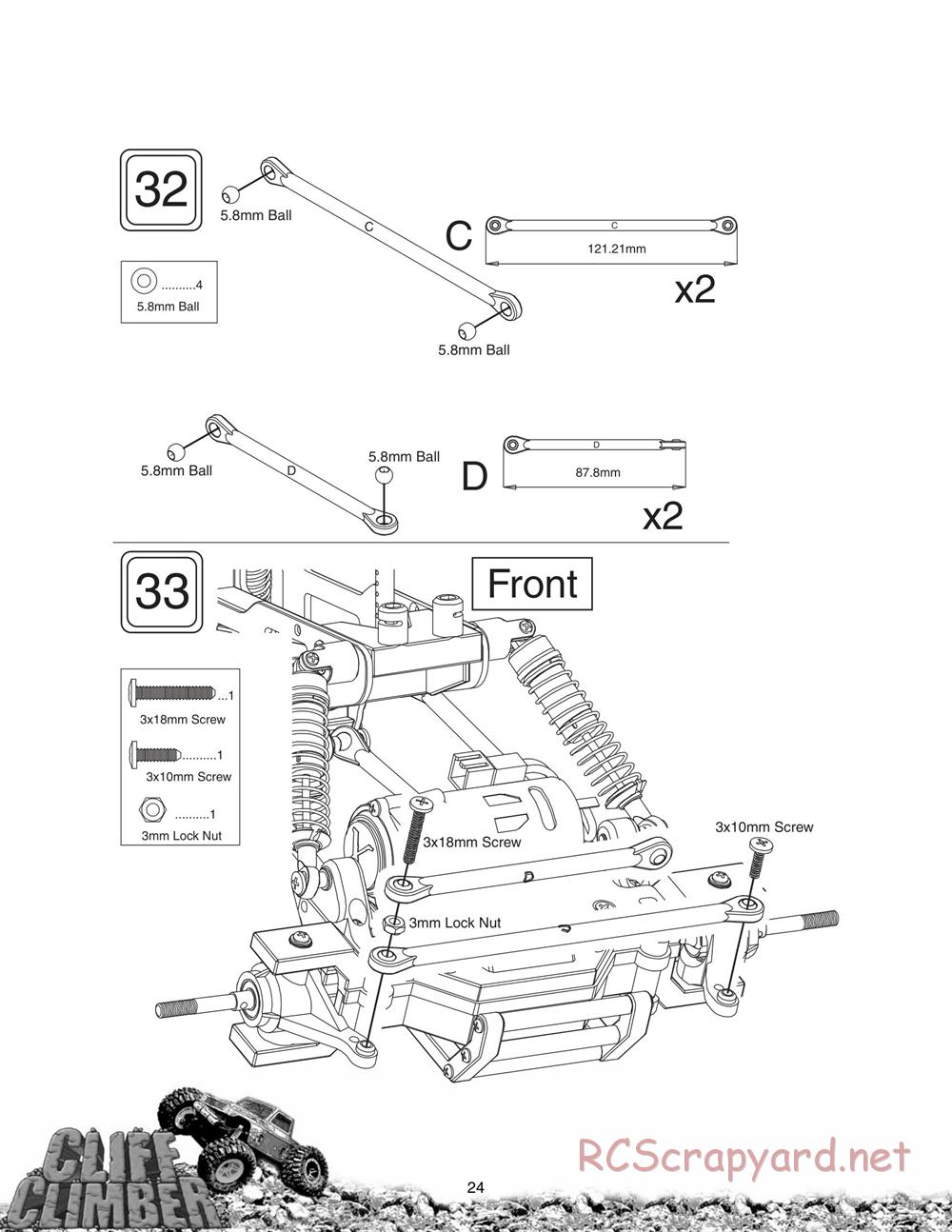 Duratrax - Cliff-Climber - Manual - Page 24