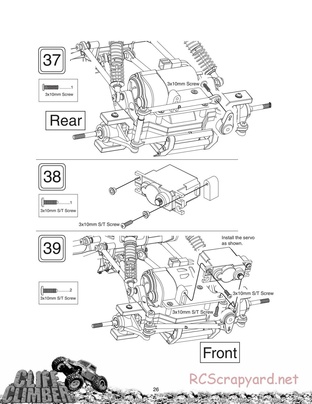 Duratrax - Cliff-Climber - Manual - Page 26