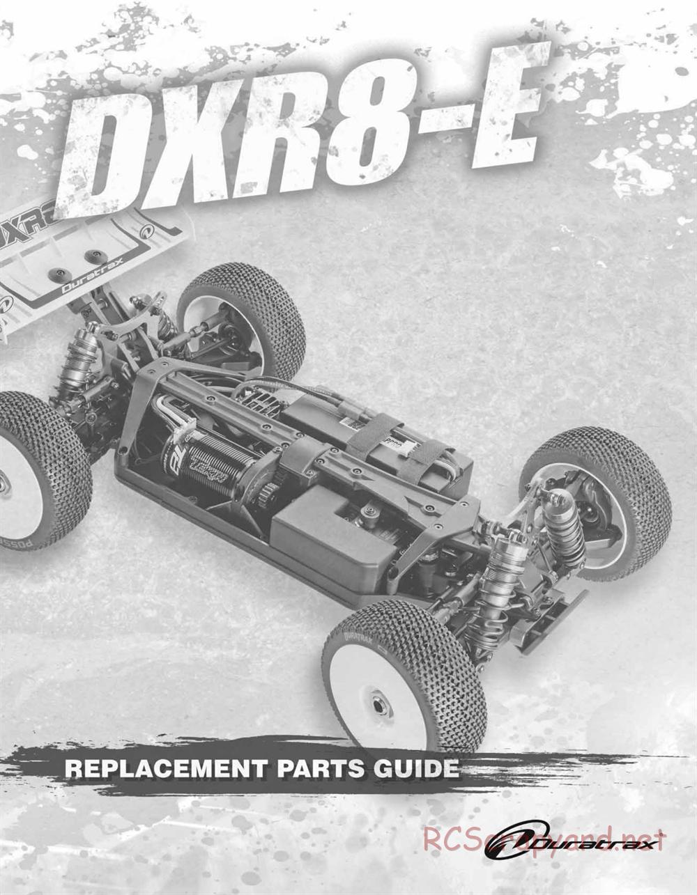 Duratrax - DXR8-E - Exploded Views - Page 1