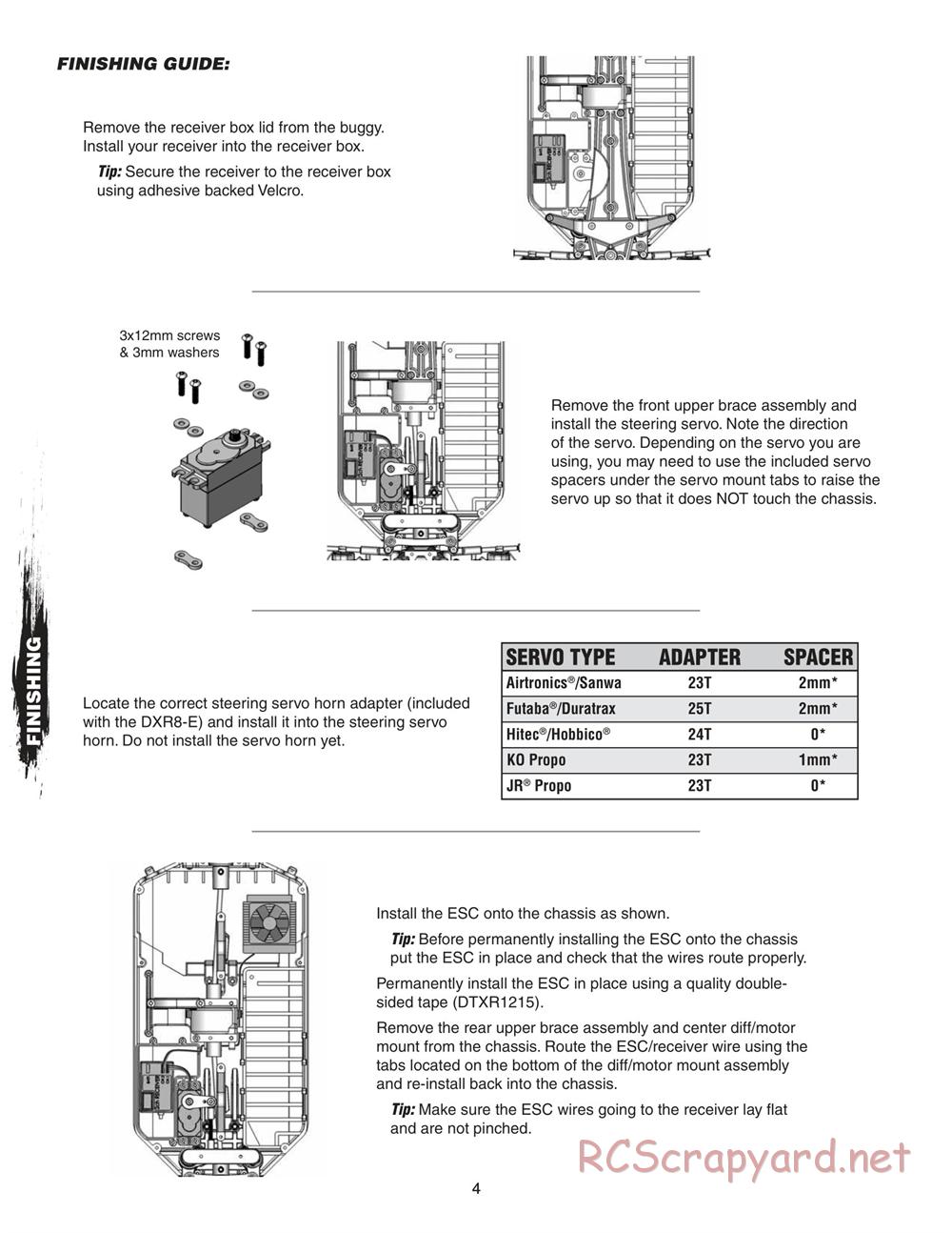 Duratrax - DXR8-E - Manual - Page 4