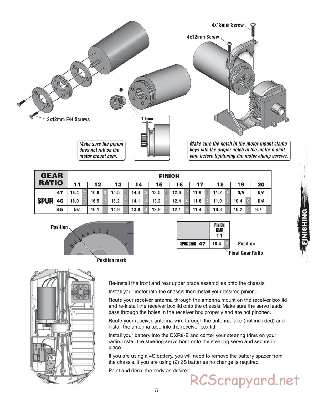 Duratrax - DXR8-E - Manual - Page 5