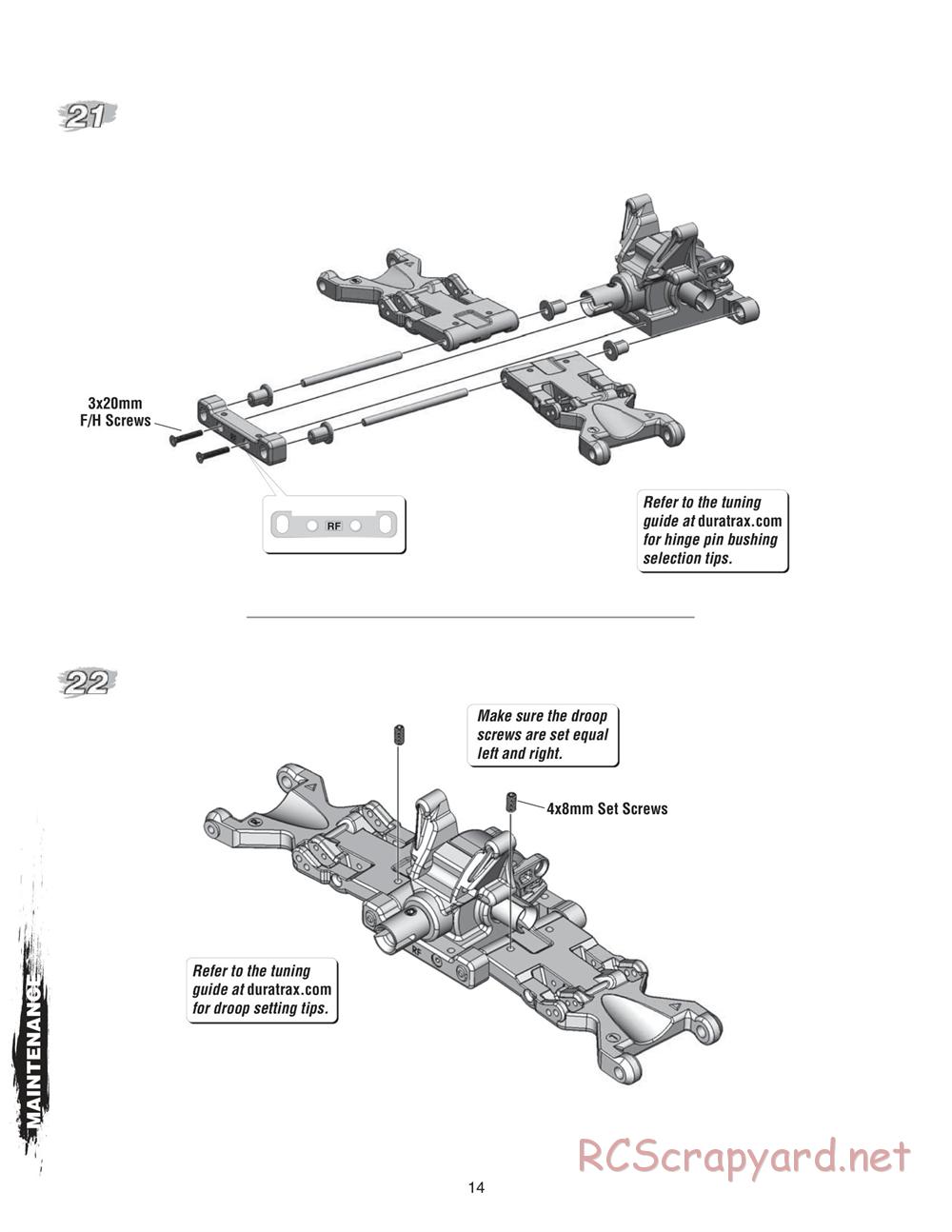 Duratrax - DXR8-E - Manual - Page 14