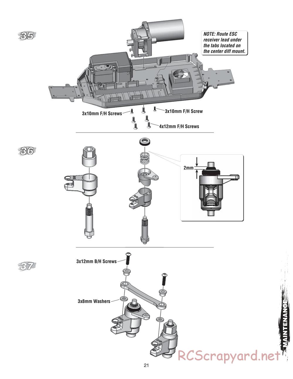 Duratrax - DXR8-E - Manual - Page 21