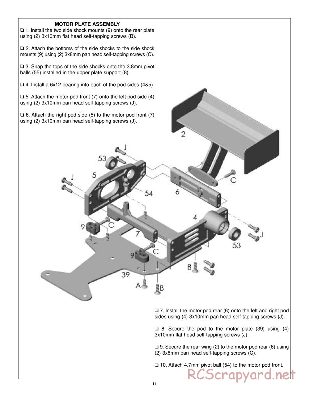 Duratrax - Delphi - Manual - Page 11