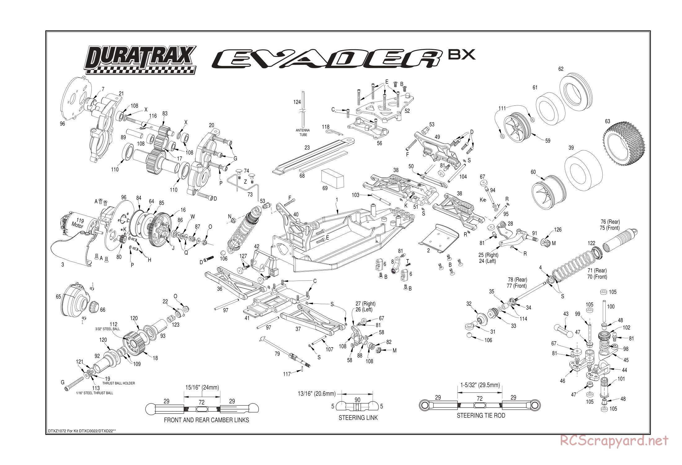 Duratrax - Evader BX - Exploded Views - Page 3