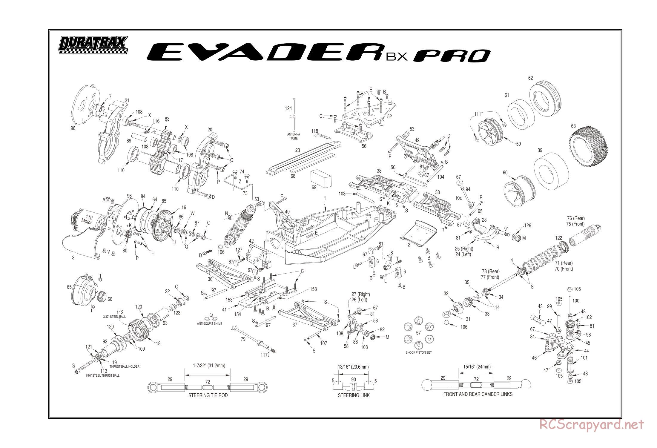 Duratrax - Evader BX Pro - Exploded Views - Page 3