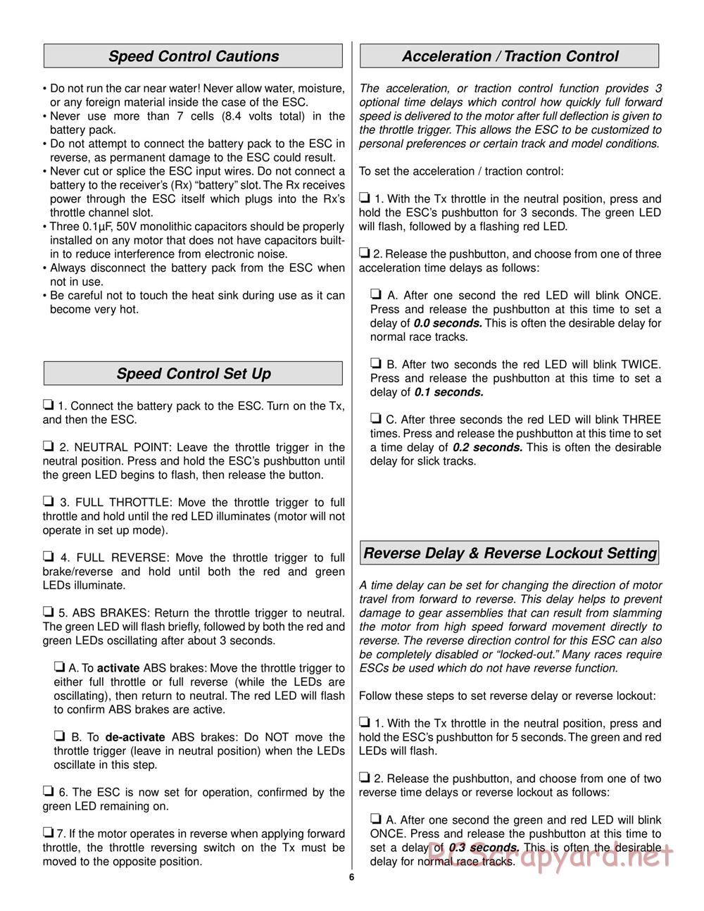 Duratrax - Evader BX Pro RTR - Manual - Page 6