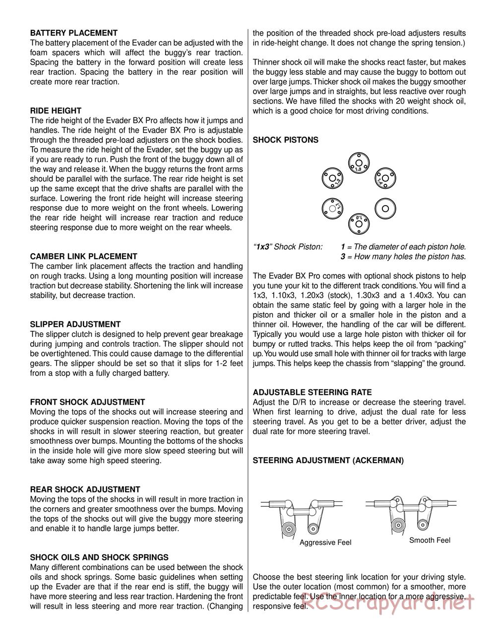 Duratrax - Evader BX Pro RTR - Manual - Page 16