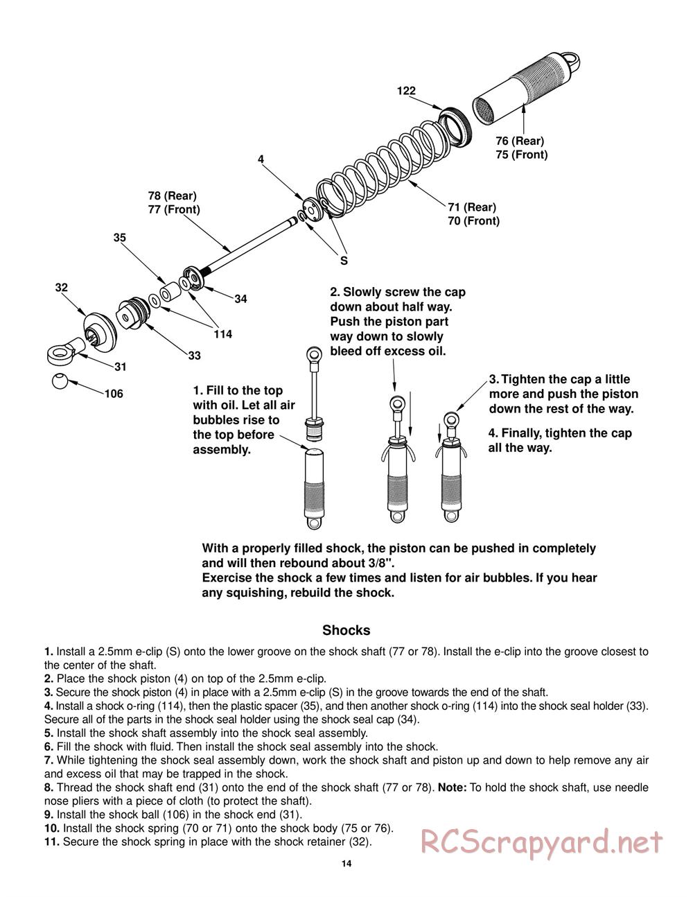 Duratrax - Evader BX Pro - Manual - Page 14