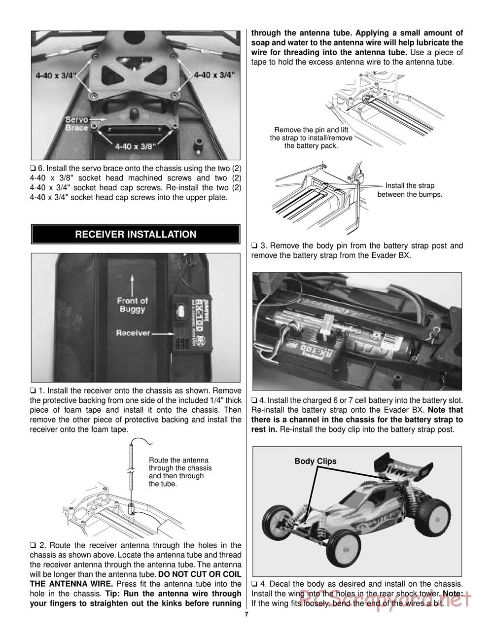 Duratrax - Evader BX - Manual - Page 7