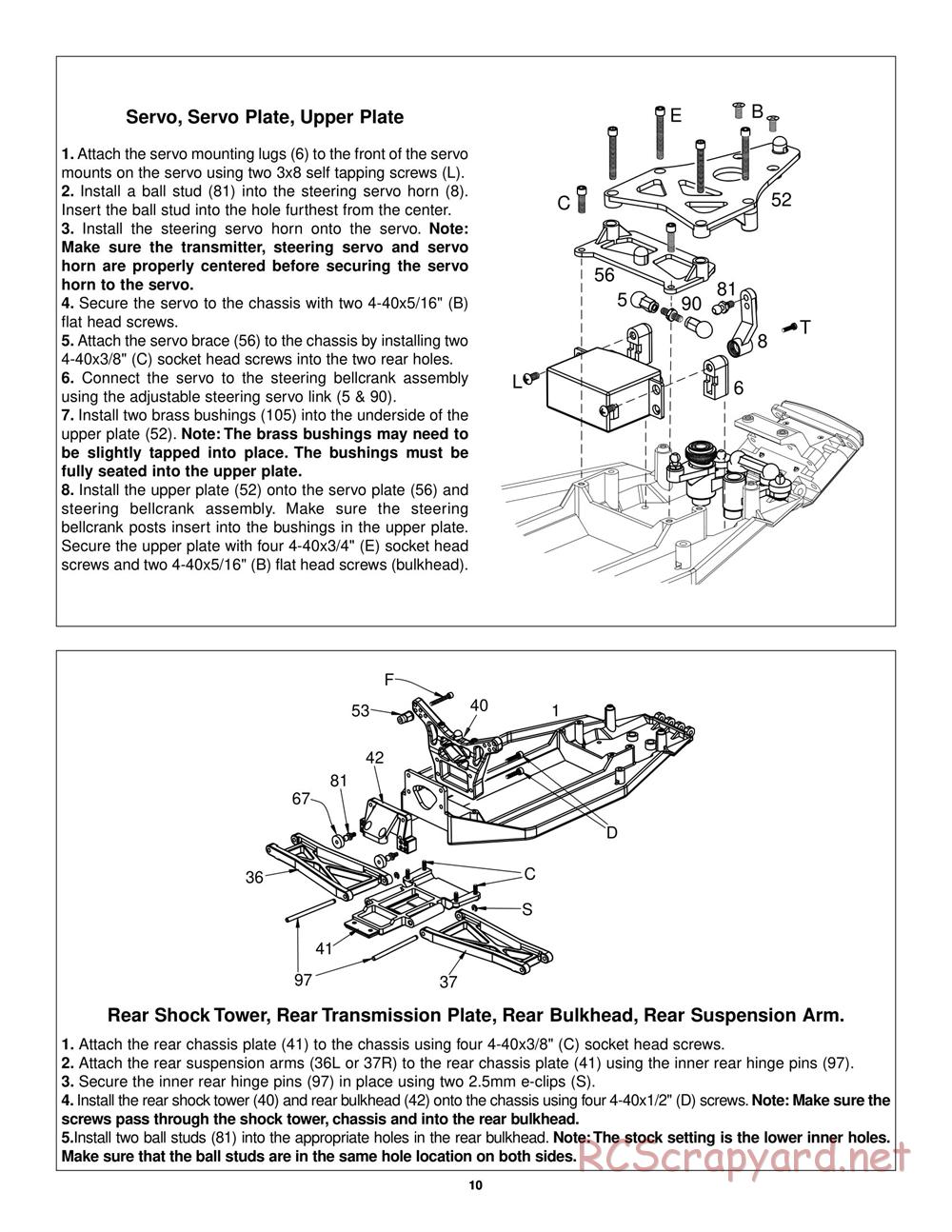 Duratrax - Evader BX - Manual - Page 10