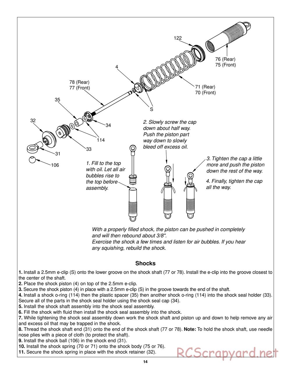 Duratrax - Evader BX - Manual - Page 14