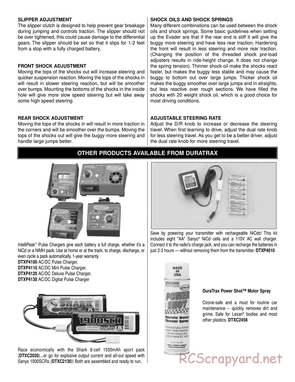 Duratrax - Evader BX - Manual - Page 16