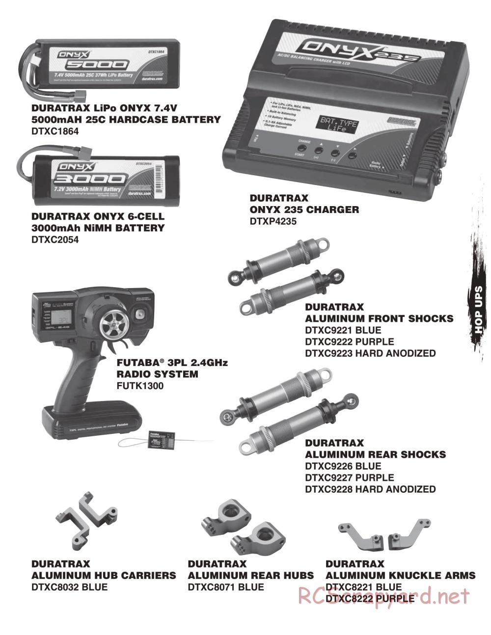 Duratrax - Evader Brushless - Exploded Views - Page 10