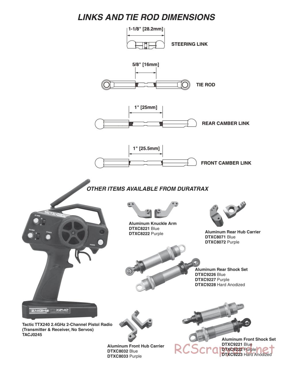 Duratrax - Evader DT - Exploded Views - Page 5