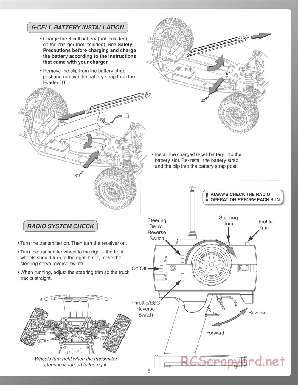 Duratrax - Evader DT - Manual - Page 5