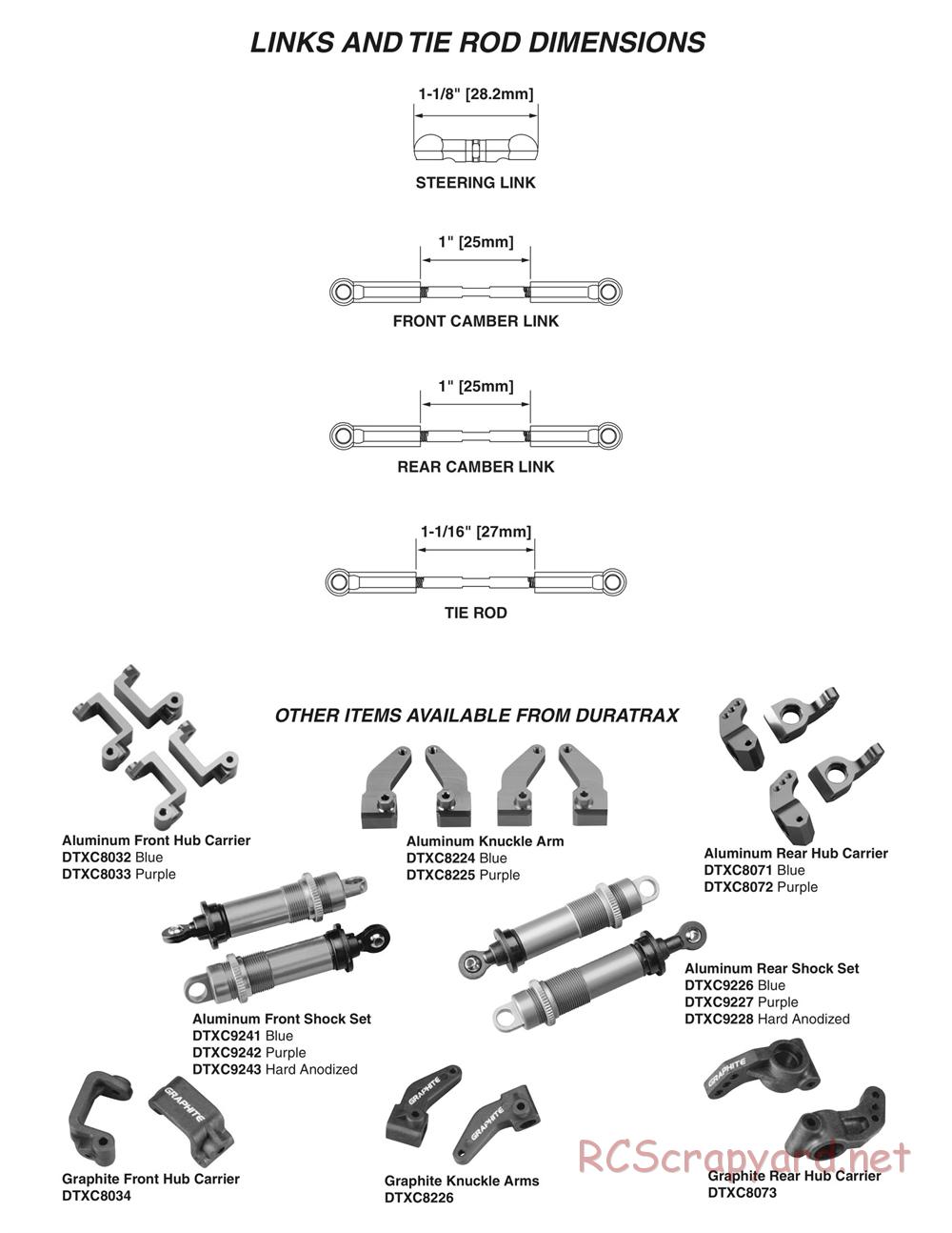 Duratrax - Evader EXB - Exploded Views - Page 6