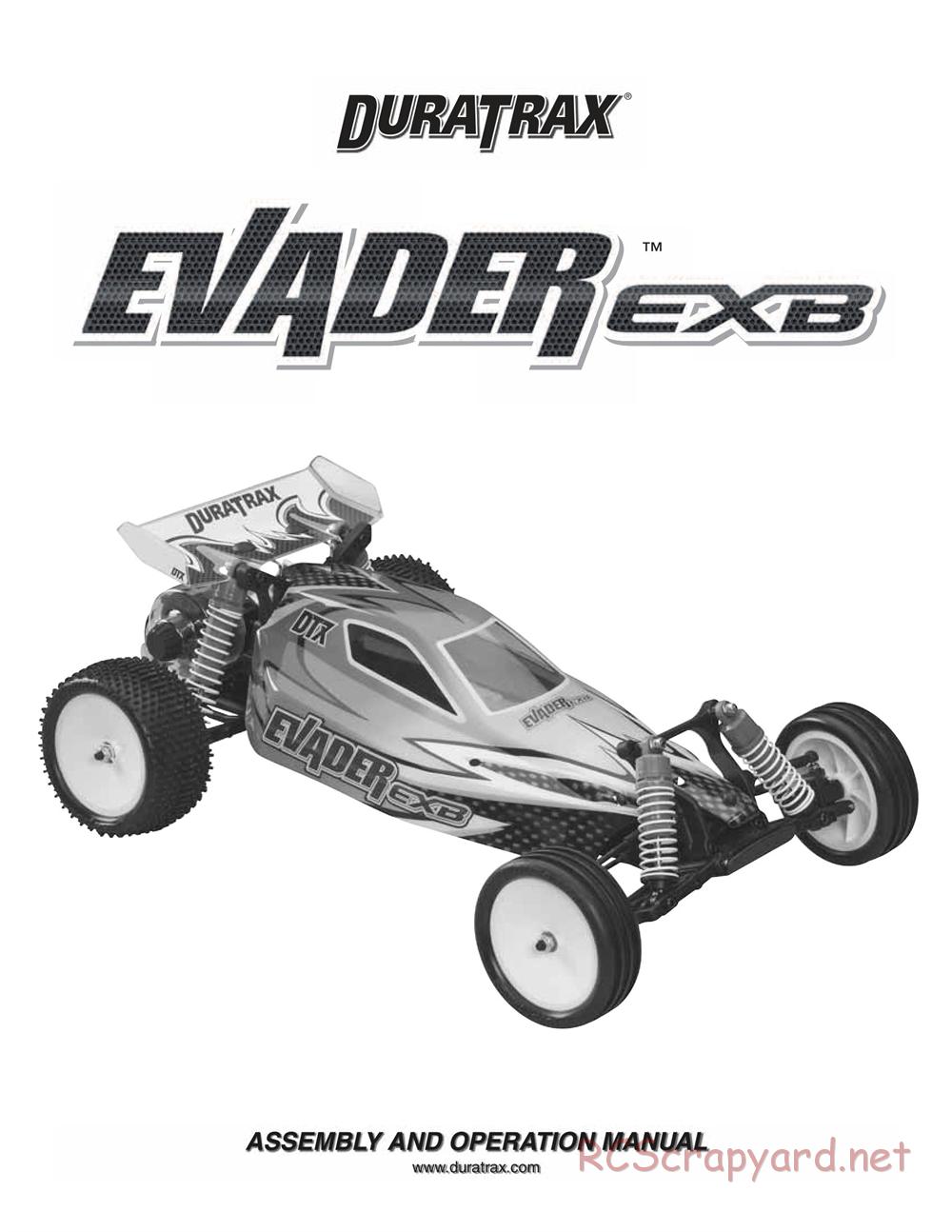 Duratrax - Evader EXB - Manual - Page 1