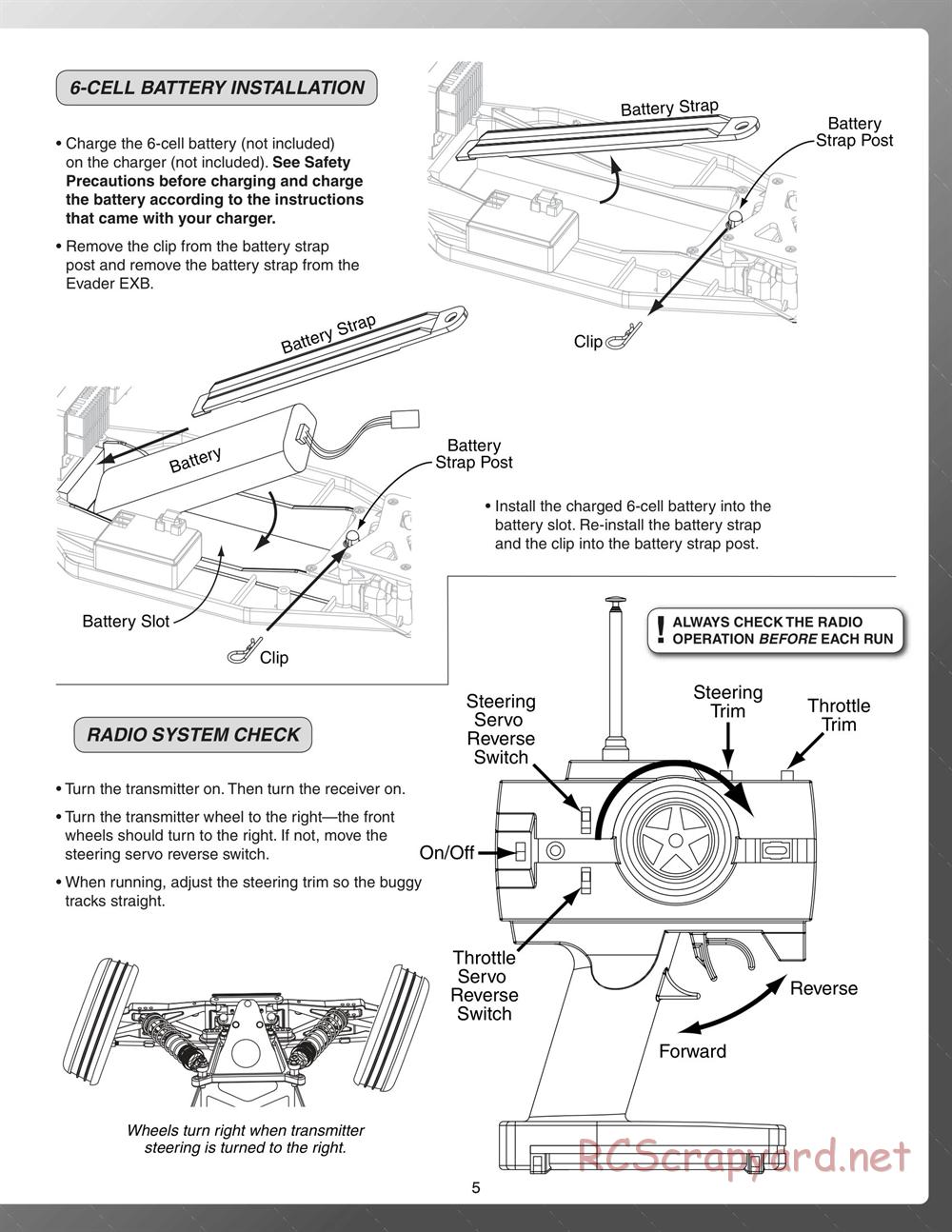 Duratrax - Evader EXB - Manual - Page 5