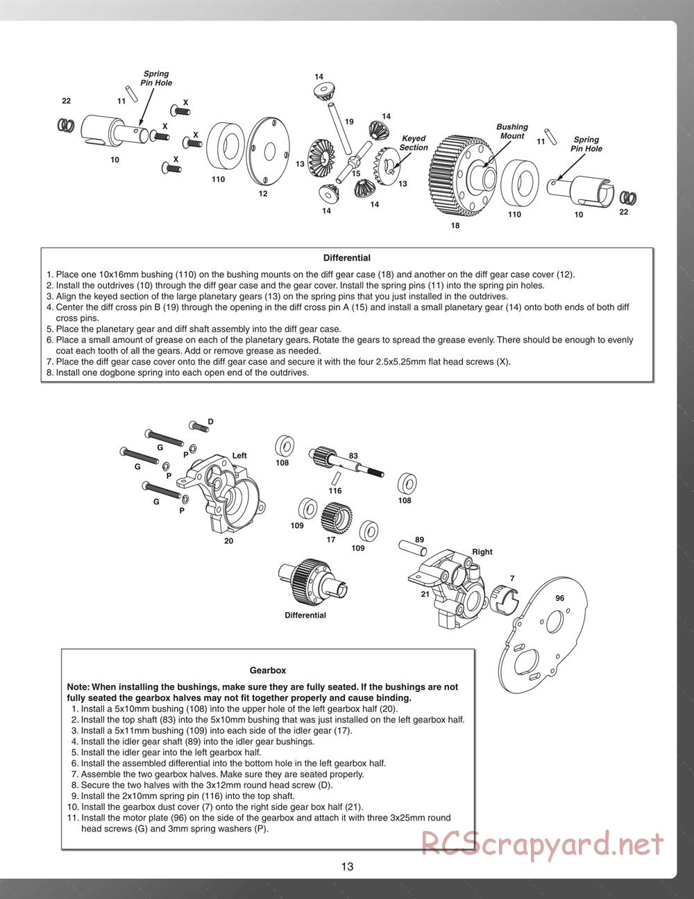 Duratrax - Evader EXB - Manual - Page 13