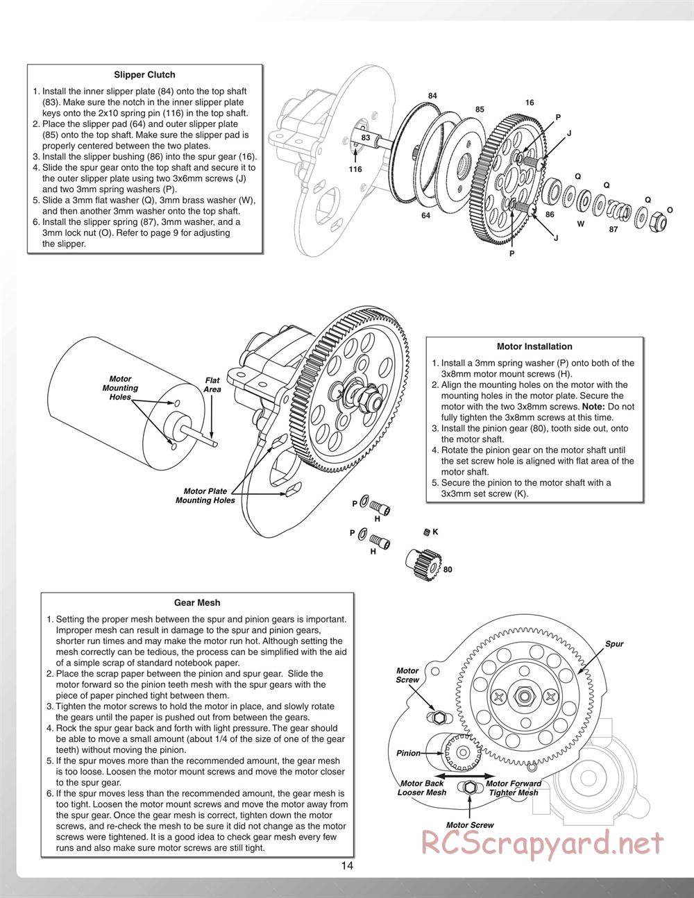 Duratrax - Evader EXB - Manual - Page 14