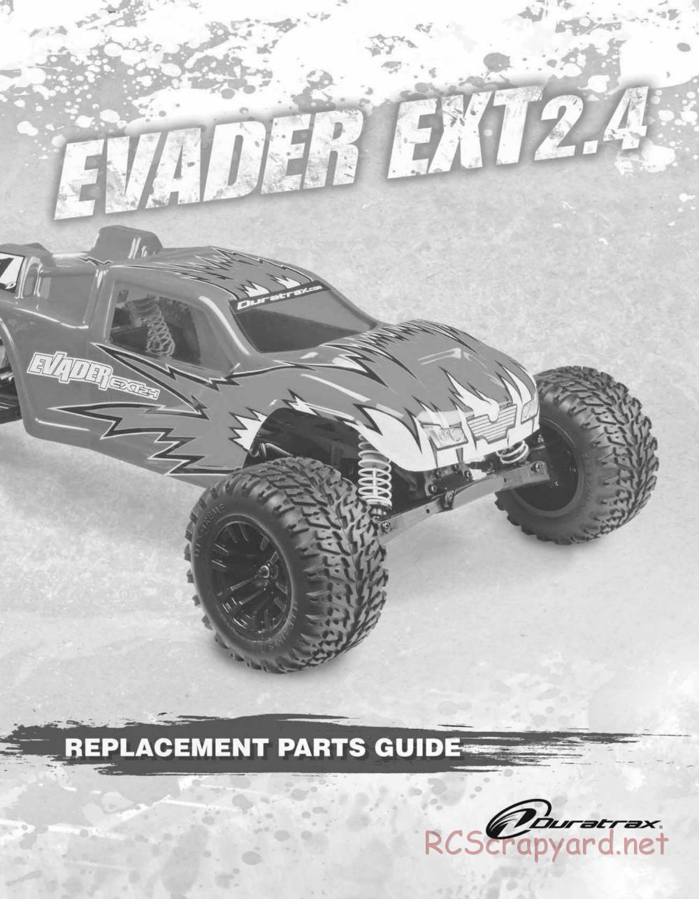 Duratrax - Evader EXT2.4 - Exploded Views - DTXD33** • RCScrapyard ...