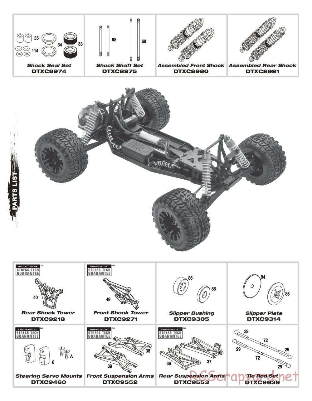 Duratrax - Evader EXT2.4 - Exploded Views - Page 7