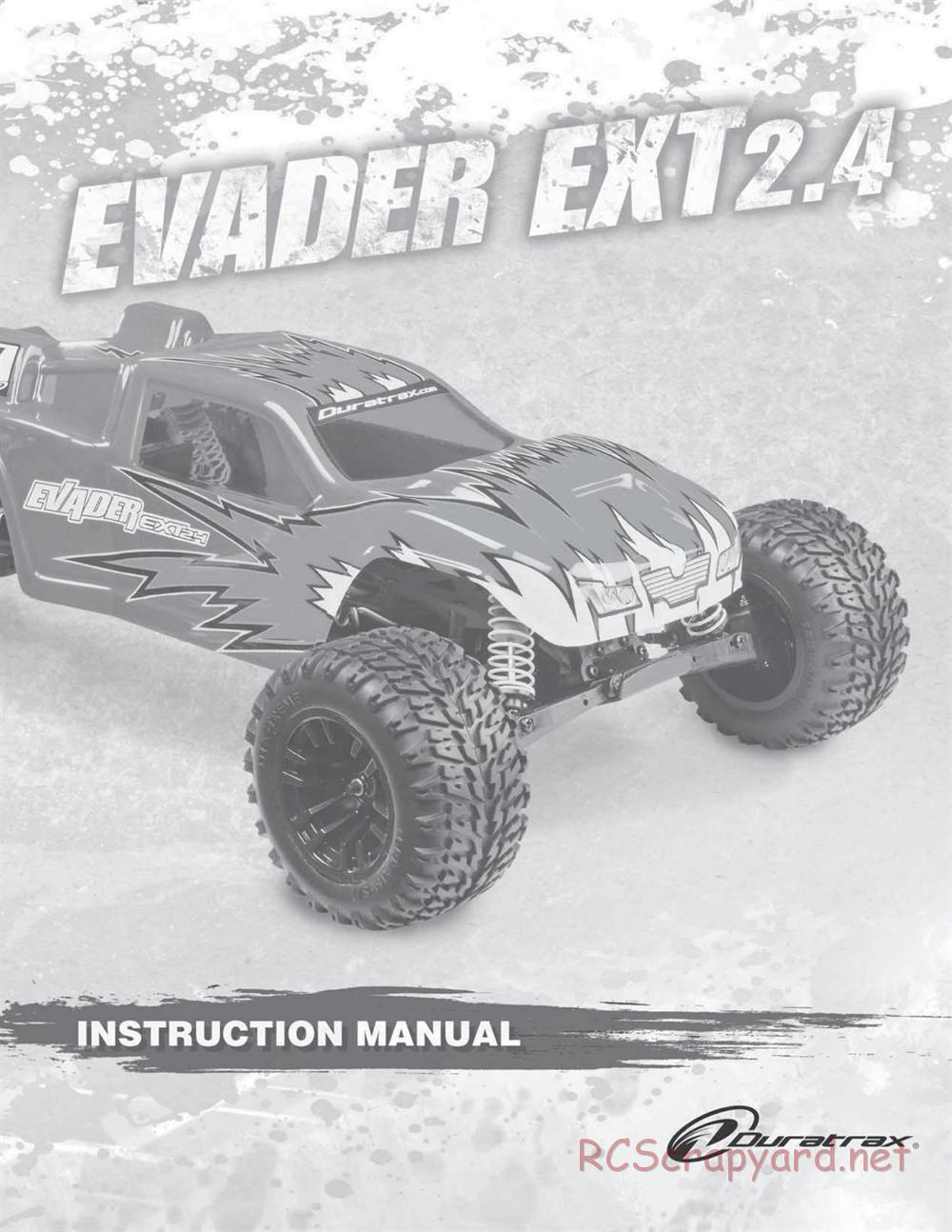 Duratrax - Evader EXT2.4 - Manual - Page 1