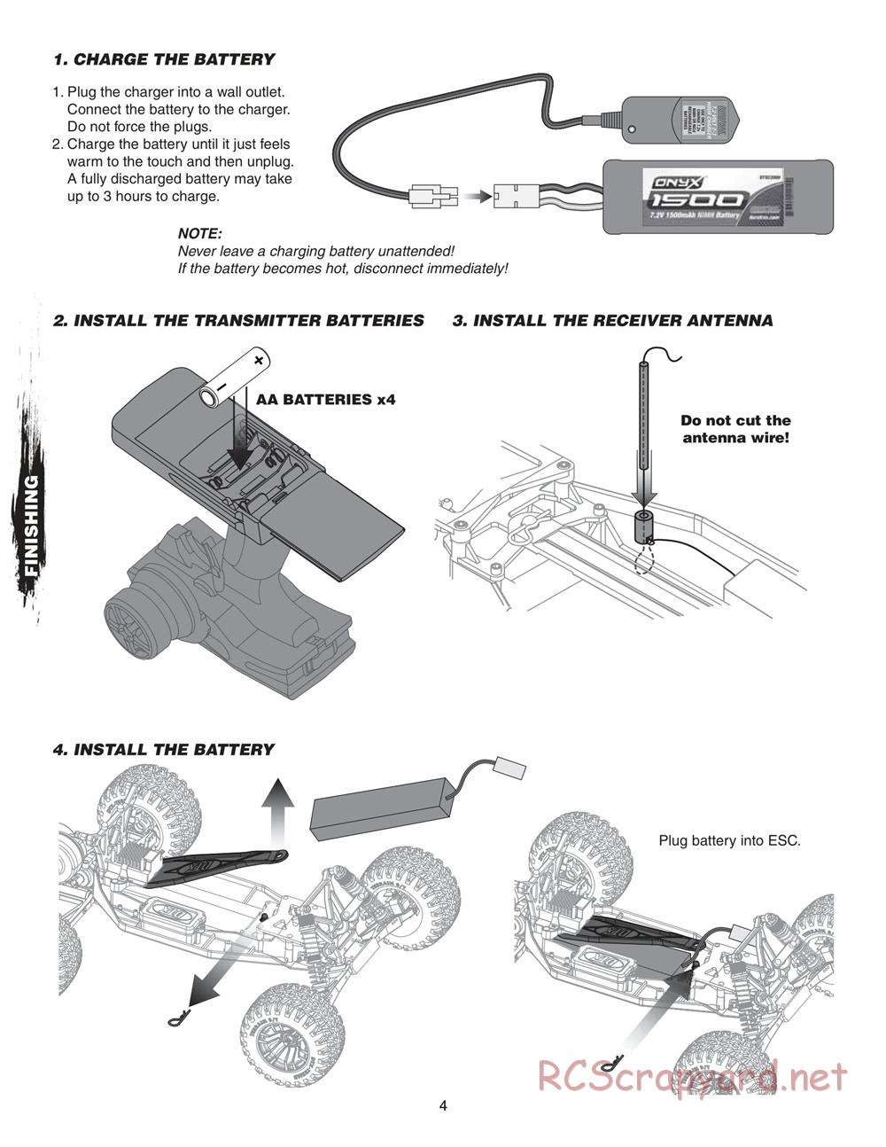 Duratrax - Evader EXT2.4 - Manual - Page 4