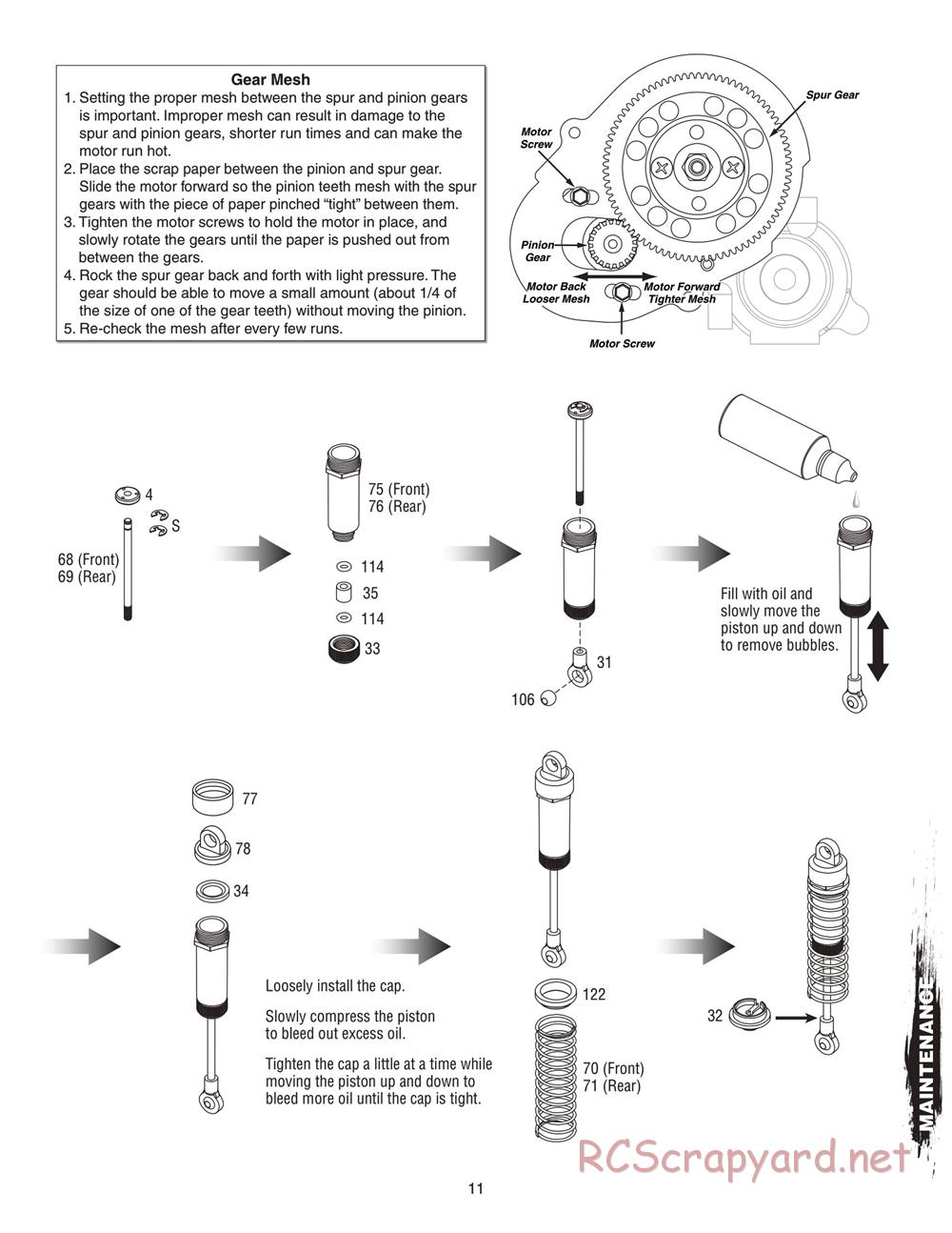 Duratrax - Evader EXT2.4 - Manual - Page 11