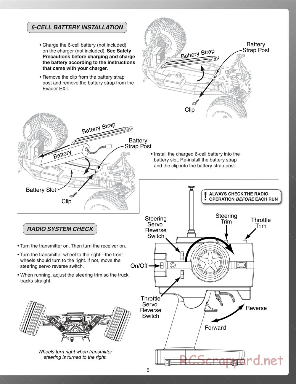 Duratrax - Evader EXT - Manual - Page 5