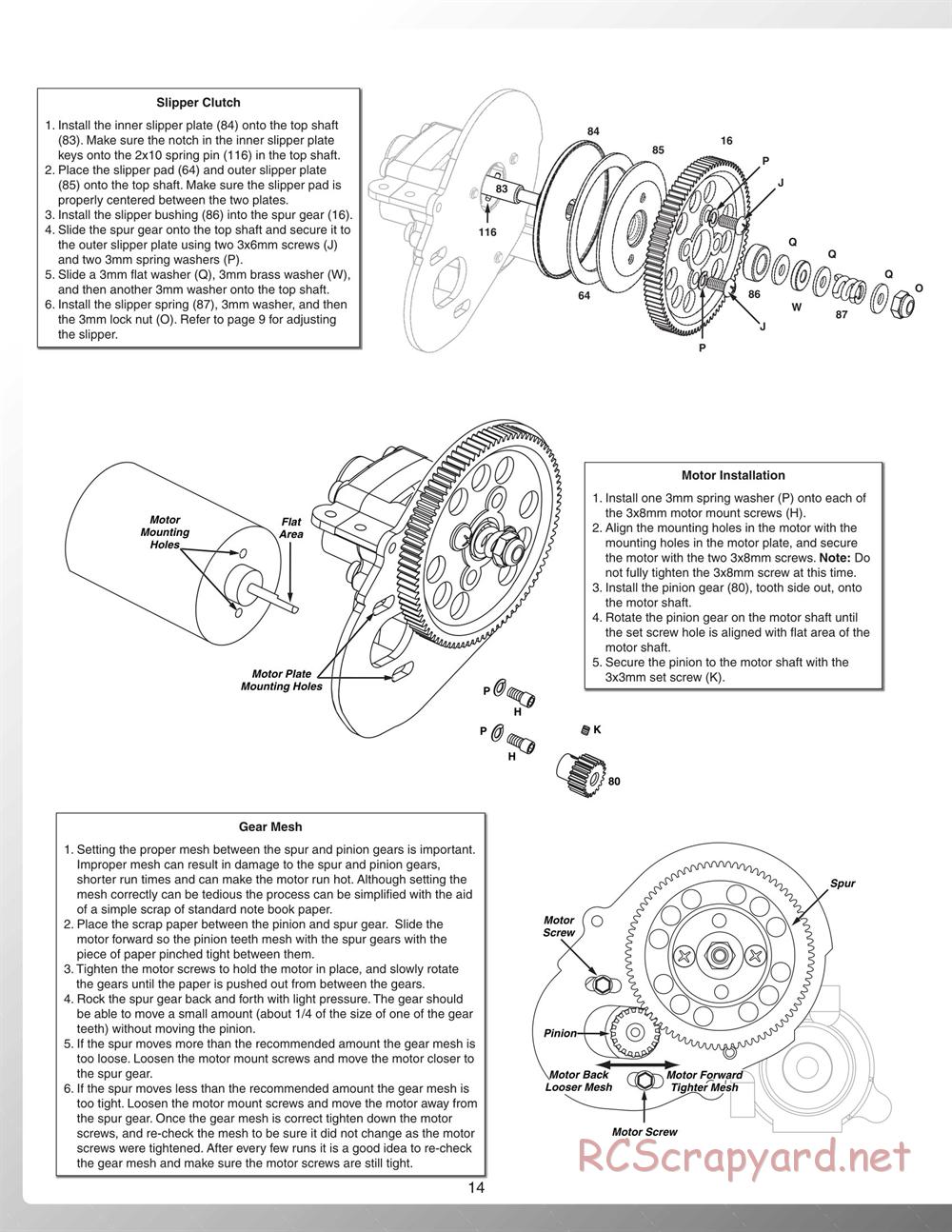 Duratrax - Evader EXT - Manual - Page 14