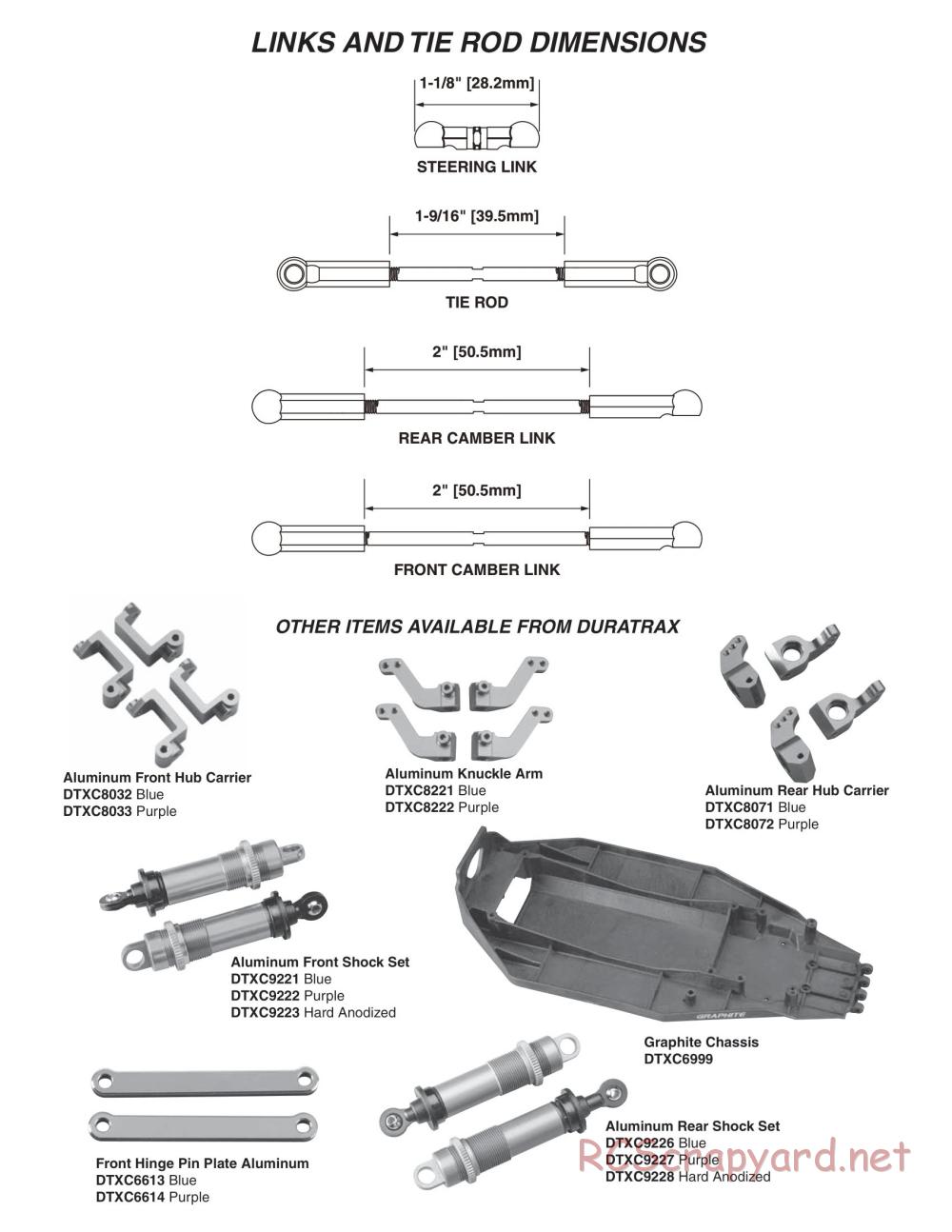 Duratrax - Evader EXT2 - Exploded Views - Page 5