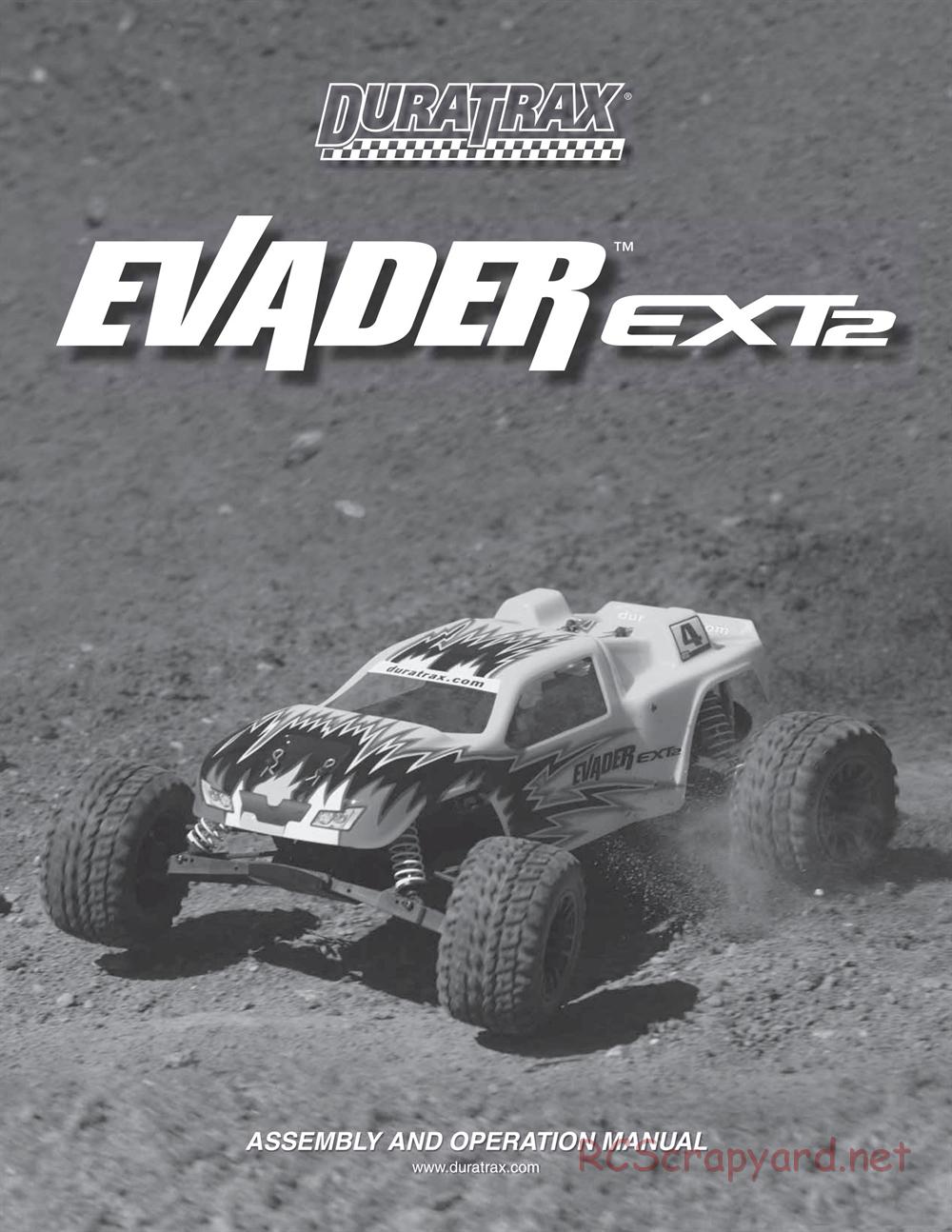 Duratrax - Evader EXT2 - Manual - Page 1