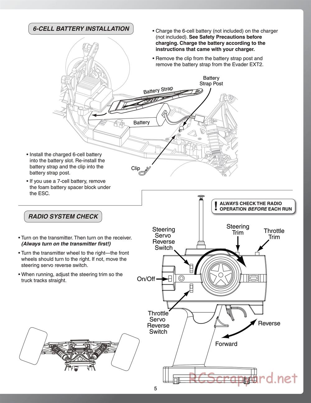 Duratrax - Evader EXT2 - Manual - Page 5