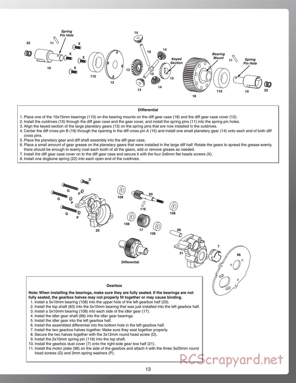 Duratrax - Evader EXT2 - Manual - Page 13