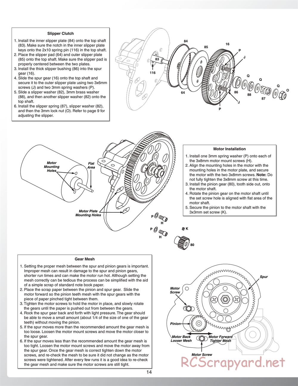 Duratrax - Evader EXT2 - Manual - Page 14