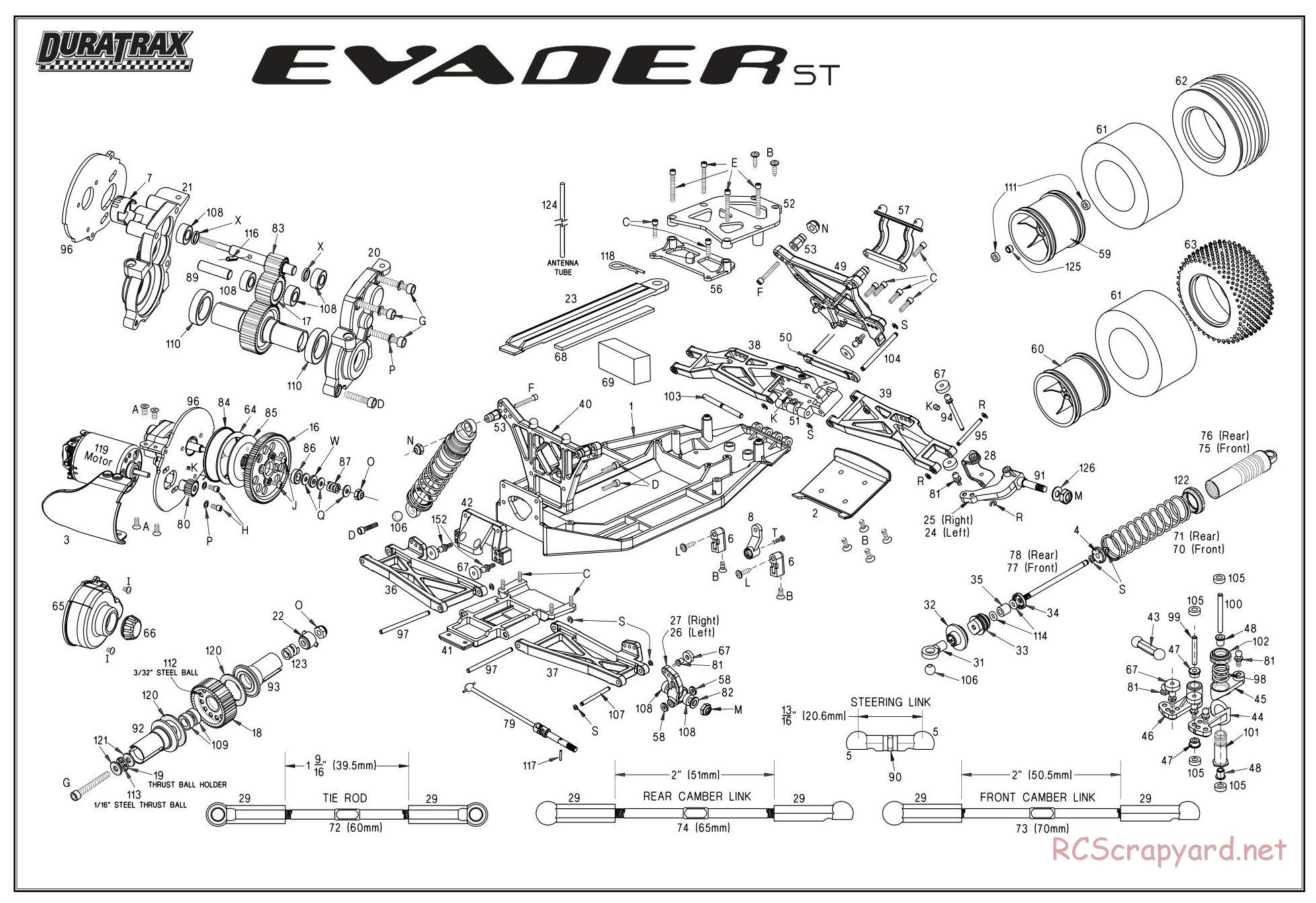 Duratrax - Evader ST - Exploded Views - Page 3