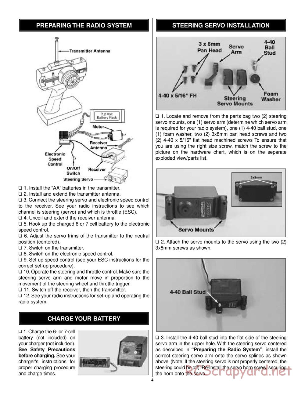 Duratrax - Evader ST Pro - Manual - Page 4