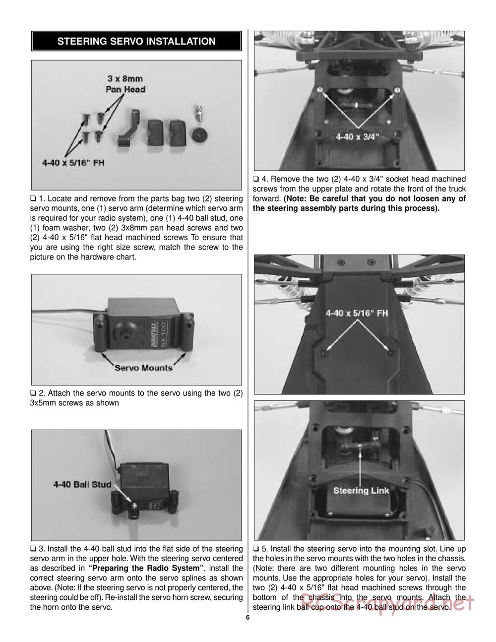 Duratrax - Evader ST - Manual - Page 6