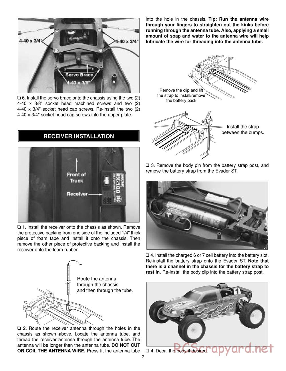 Duratrax - Evader ST - Manual - Page 7