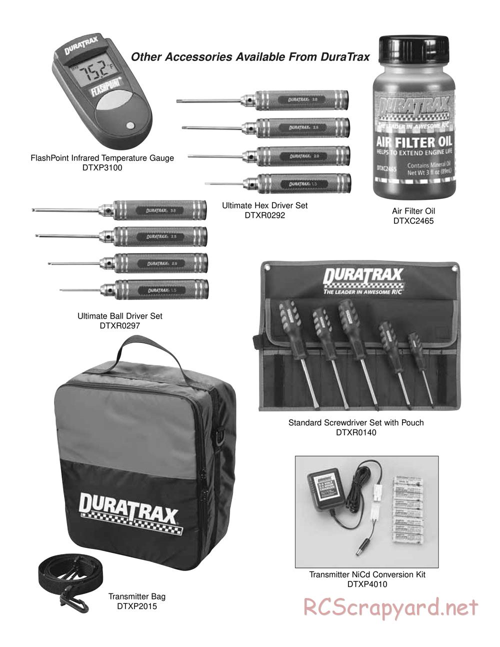 Duratrax - FireHammer Buggy - Manual - Page 8