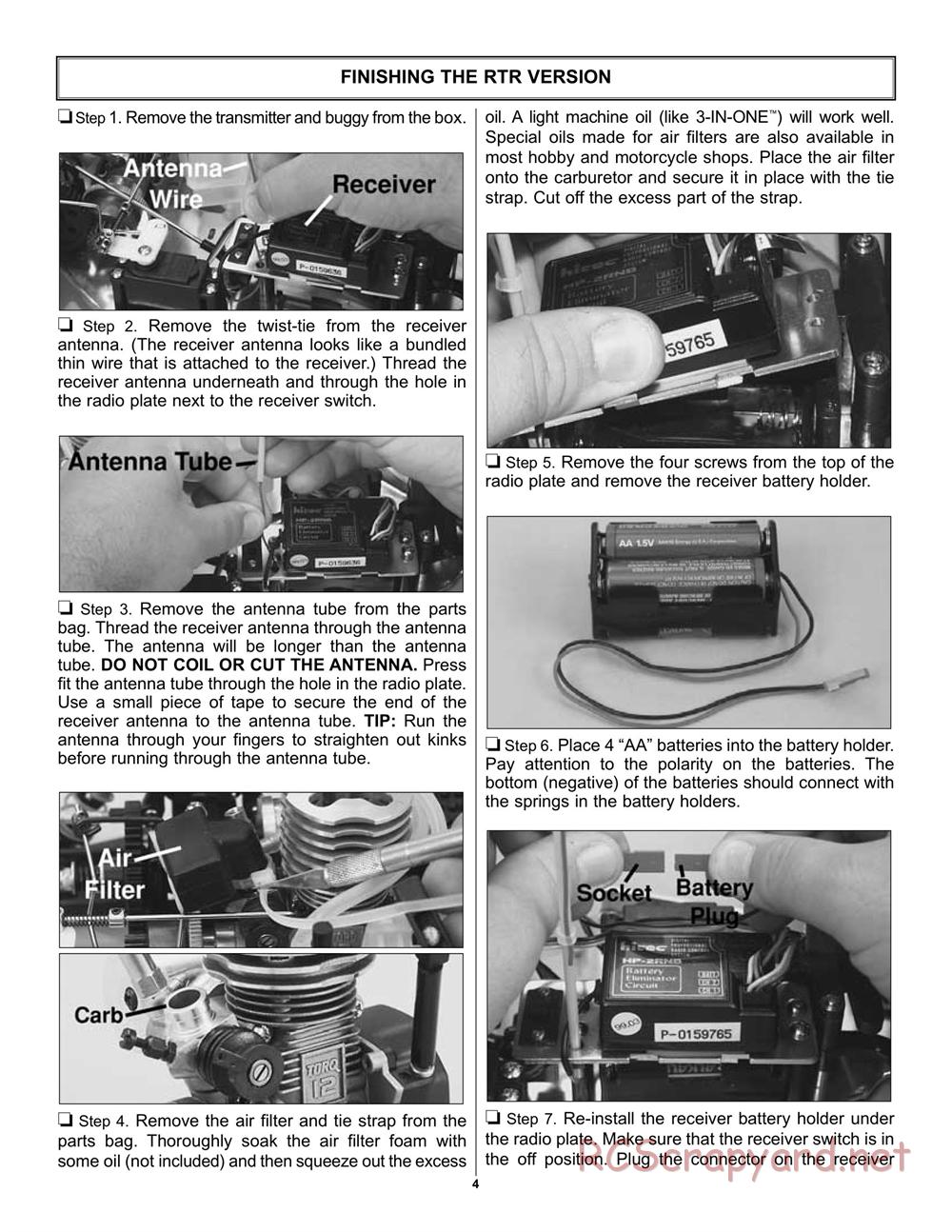 Duratrax - Maximum BX - Manual - Page 4