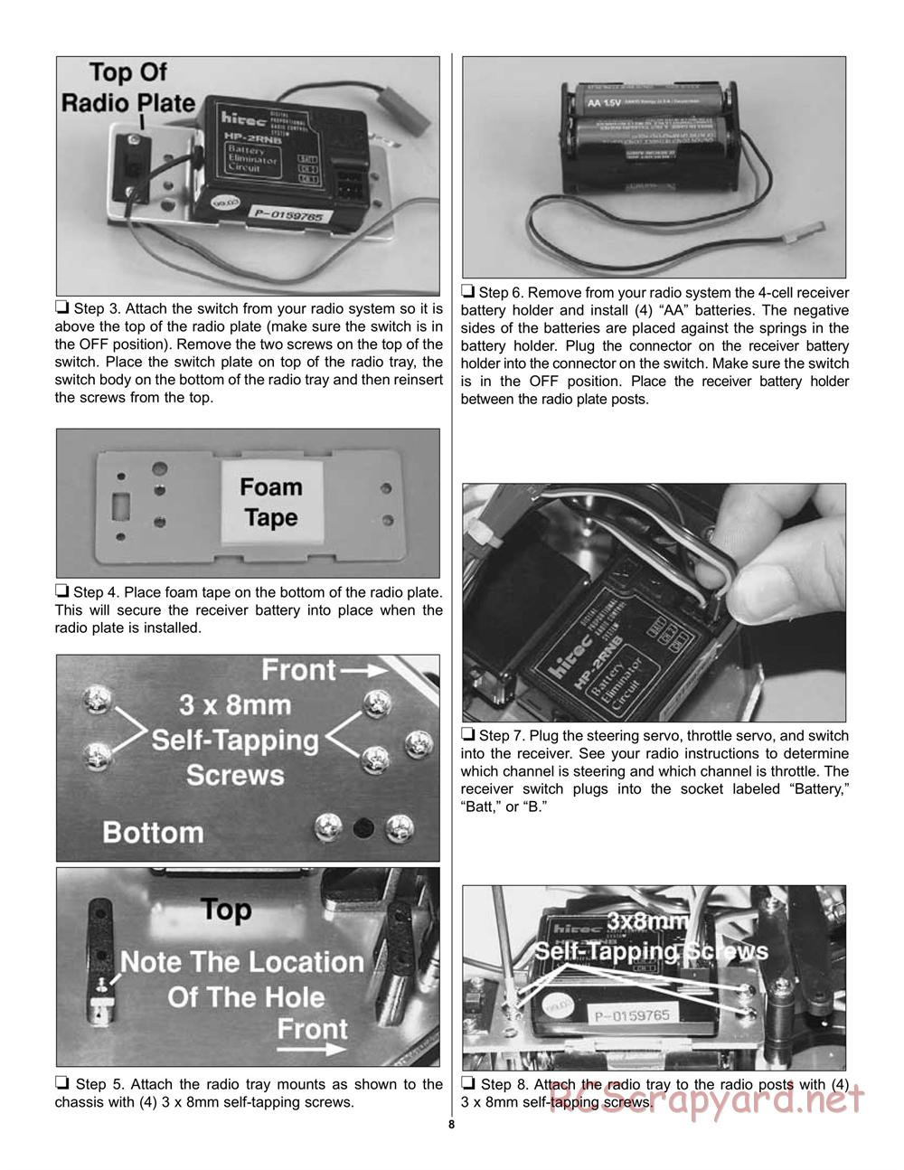 Duratrax - Maximum BX - Manual - Page 8