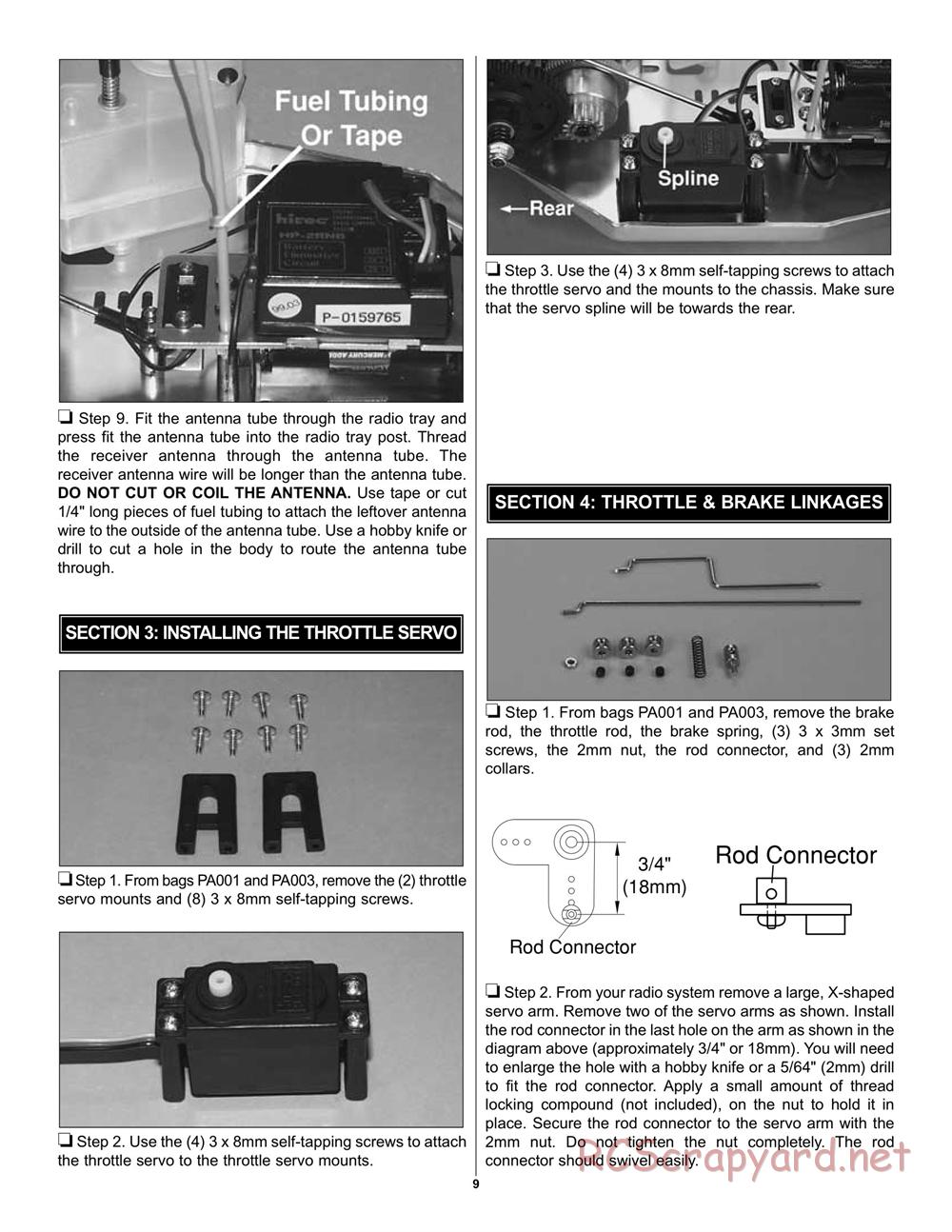 Duratrax - Maximum BX - Manual - Page 9