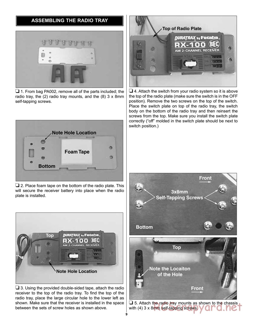 Duratrax - Maximum MT Pro - Manual - Page 9