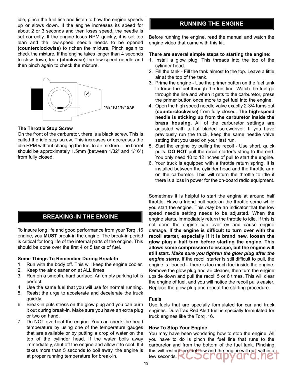 Duratrax - Maximum MT Pro - Manual - Page 15