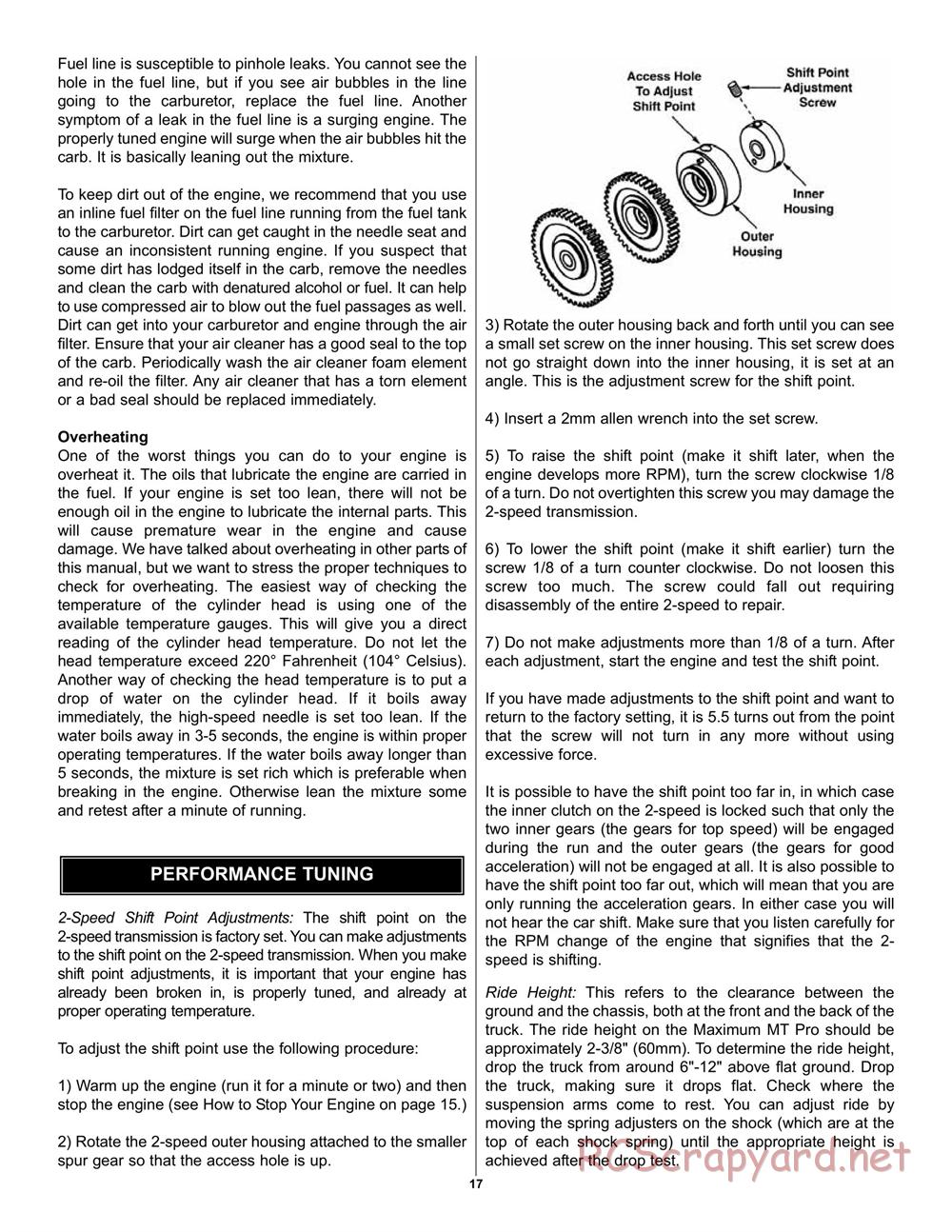 Duratrax - Maximum MT Pro - Manual - Page 17