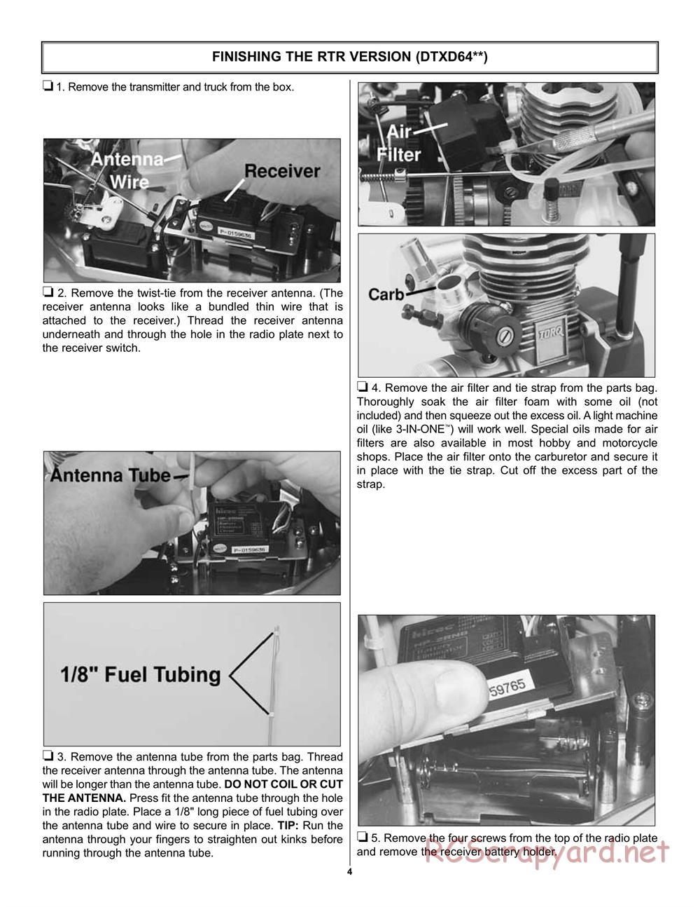 Duratrax - Maximum MT - Manual - Page 4